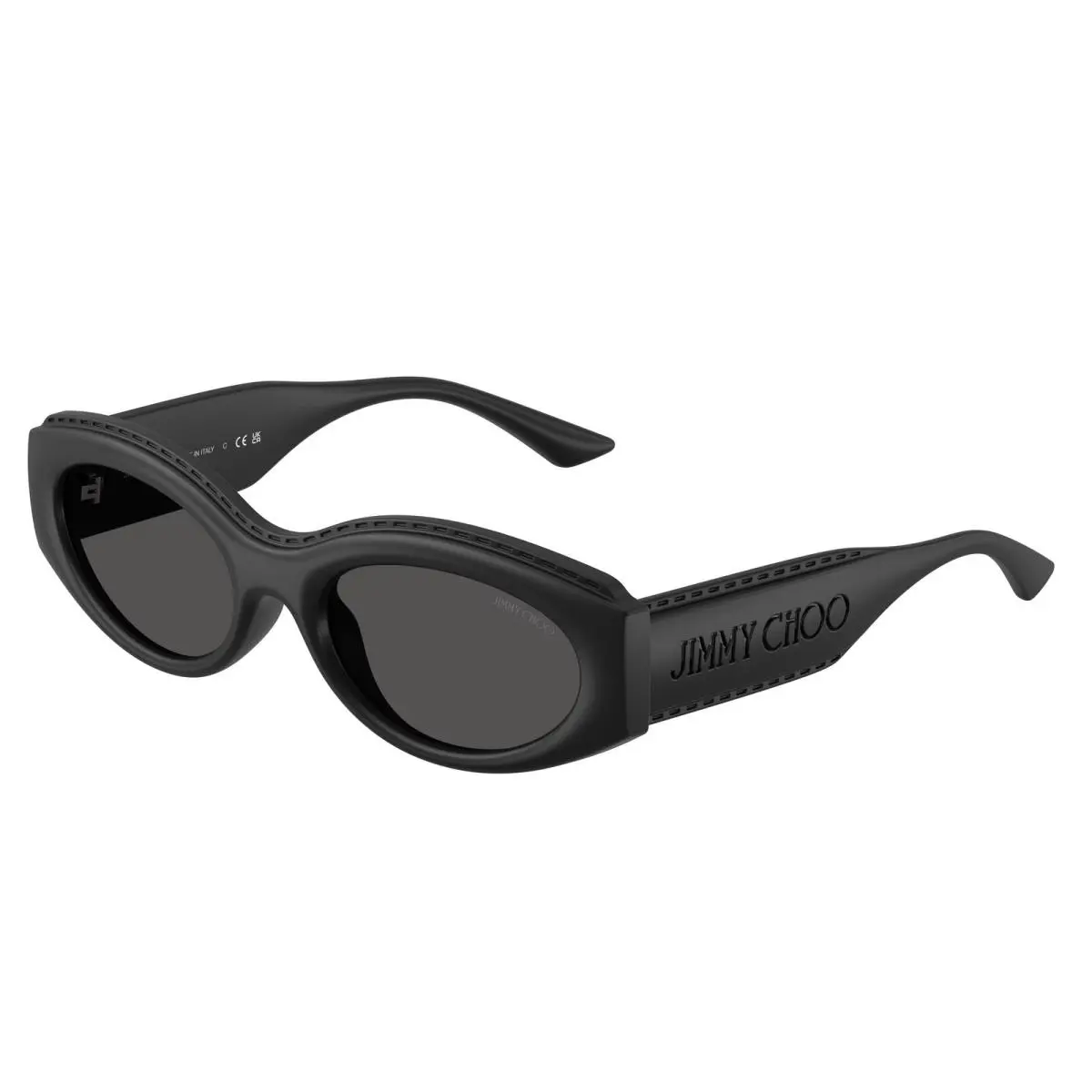 Jimmy Choo JC6002U 500187 Matte Black Dark Grey 54 mm Women`s Sunglasses