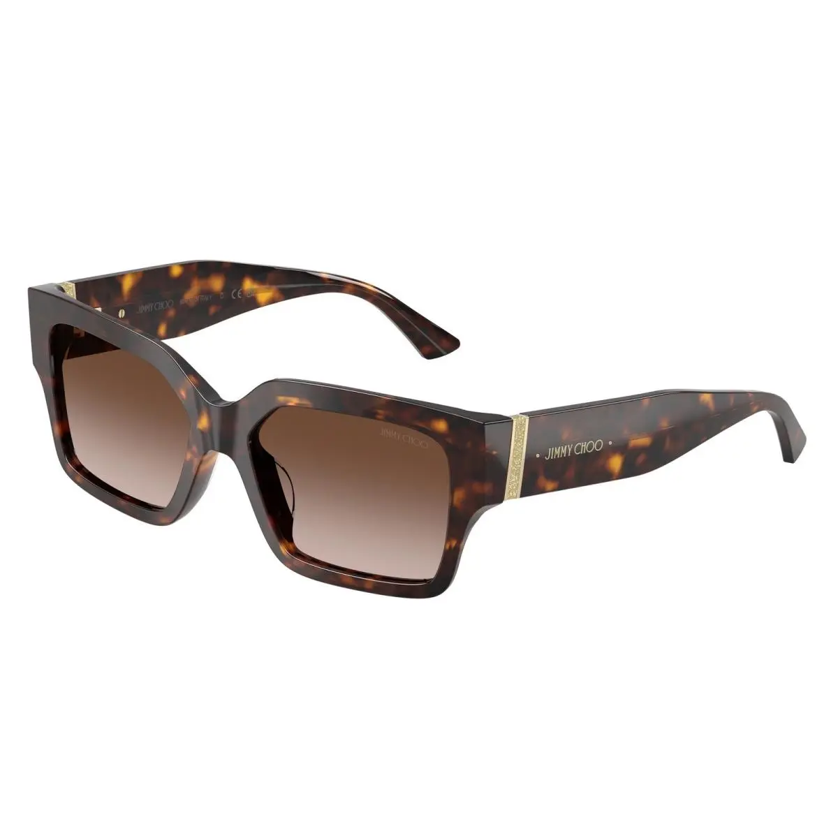 Jimmy Choo JC5058JU 500213 Havana Brown Gradient 55 mm Women`s Sunglasses
