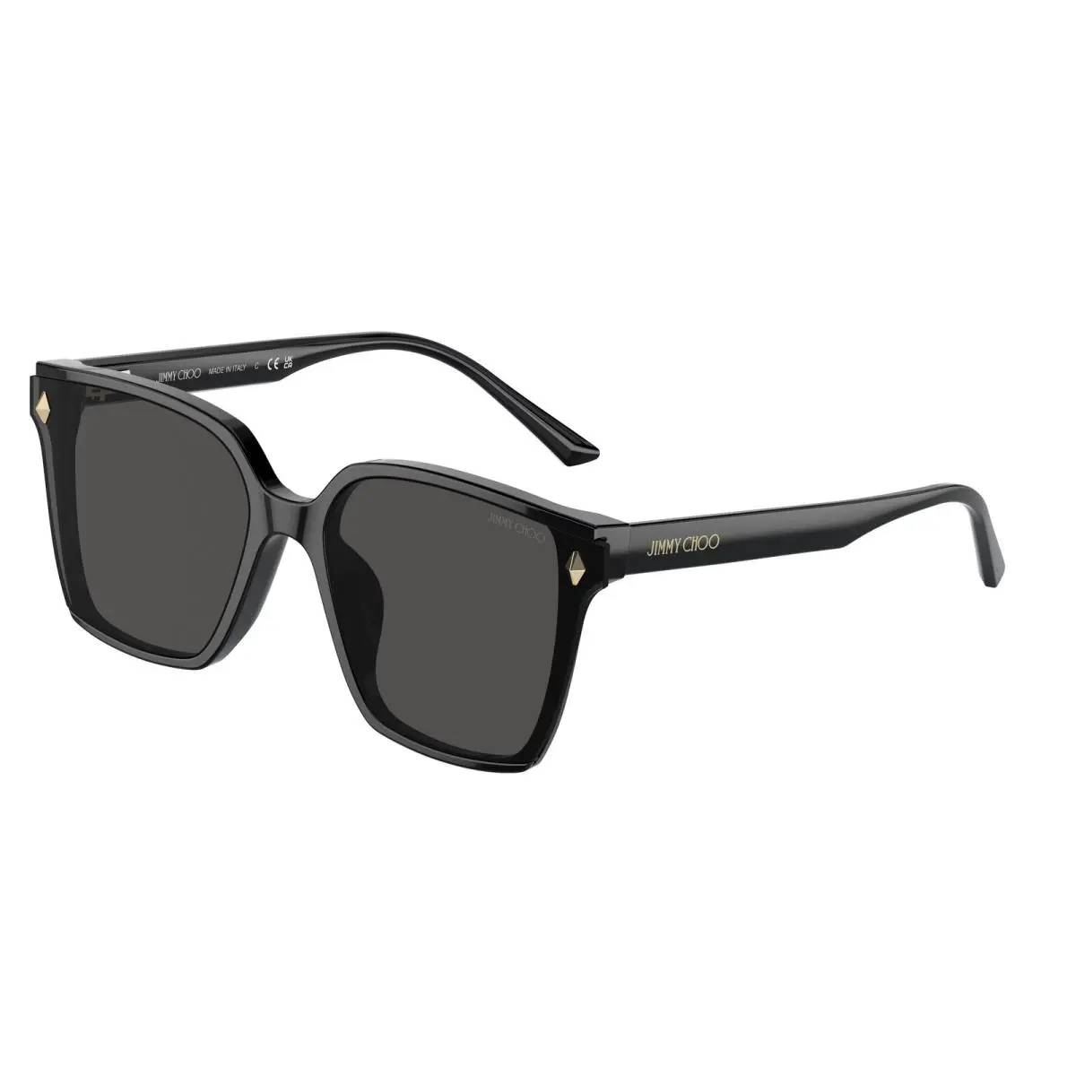 Jimmy Choo JC5016D 500087 Black Dark Grey 61 mm Women`s Sunglasses