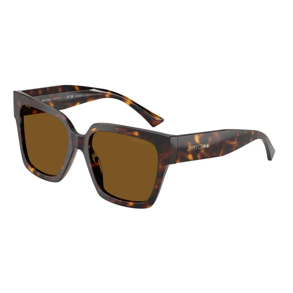 Jimmy Choo JC5047B 500283 Havana Brown Polarized 54 mm Women`s Sunglasses