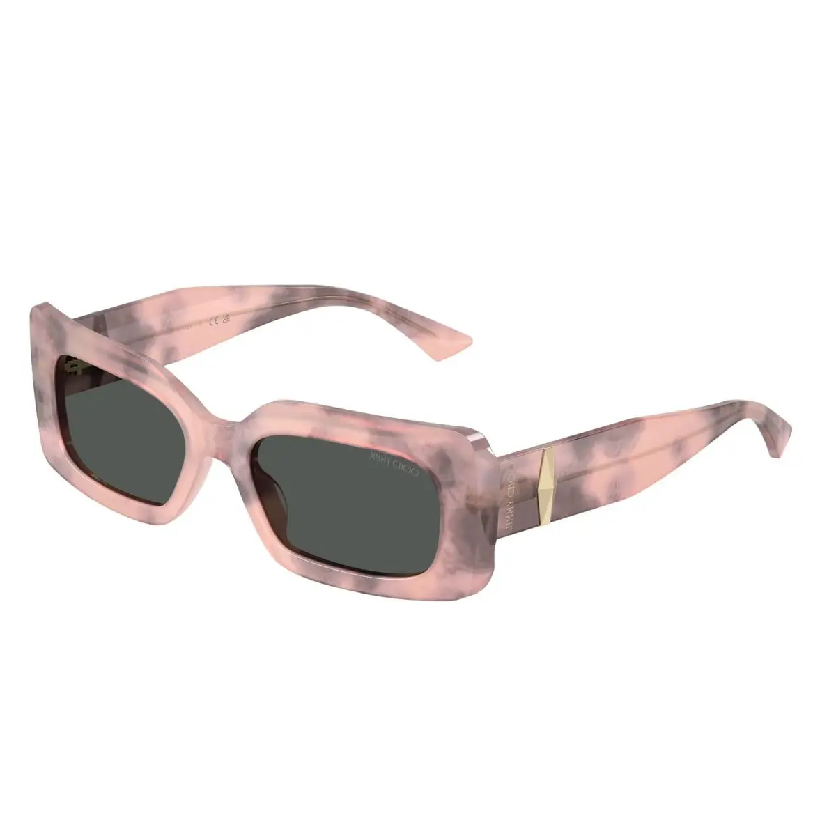 Jimmy Choo JC5067 509887 Rose Havana Dark Grey 53 mm Women`s Sunglasses