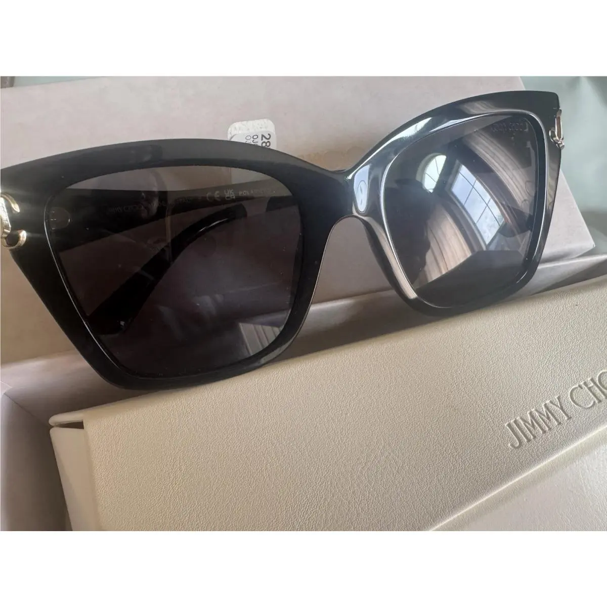 Jimmy Choo Womens 5012 Sunglasses Black with Case