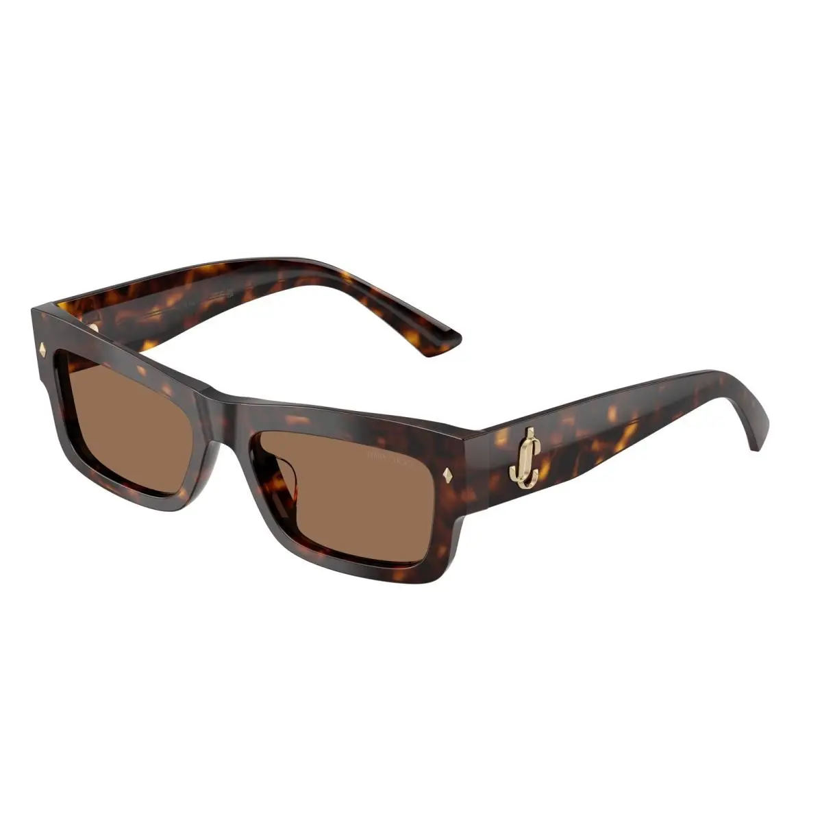 Jimmy Choo JC5063U 500273 Havana Dark Brown 53 mm Women`s Sunglasses