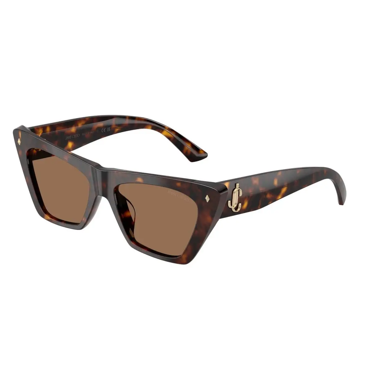 Jimmy Choo JC5062U 500273 Havana Dark Brown 53 mm Women`s Sunglasses