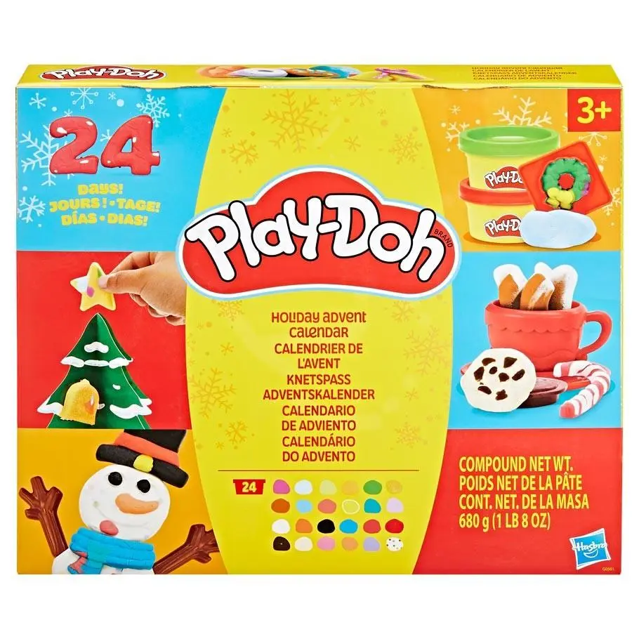 Hasbro Play-doh Holiday Advent Calendar Kids Toy