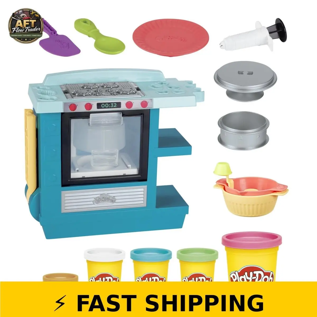 Play-doh Kitchen Creations Rising Cake Oven Playset