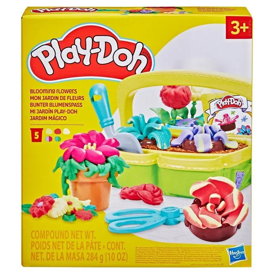Hasbro Play-doh Blooming Flowers Playset Kids Toy