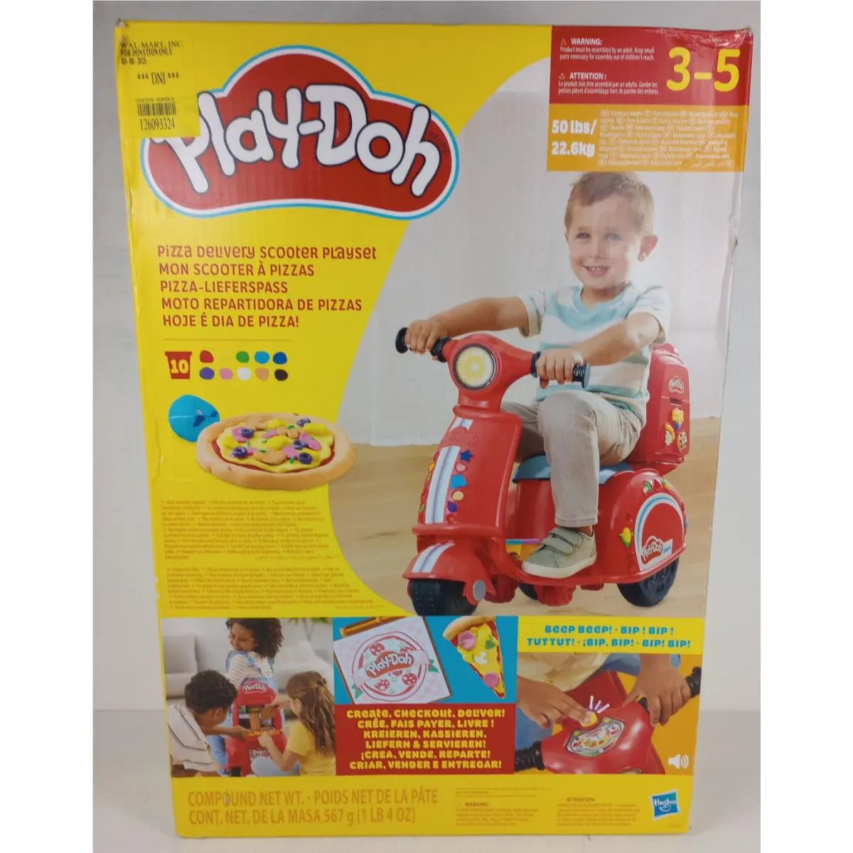 Play-doh Pizza Delivery Play Set Ages 3-5