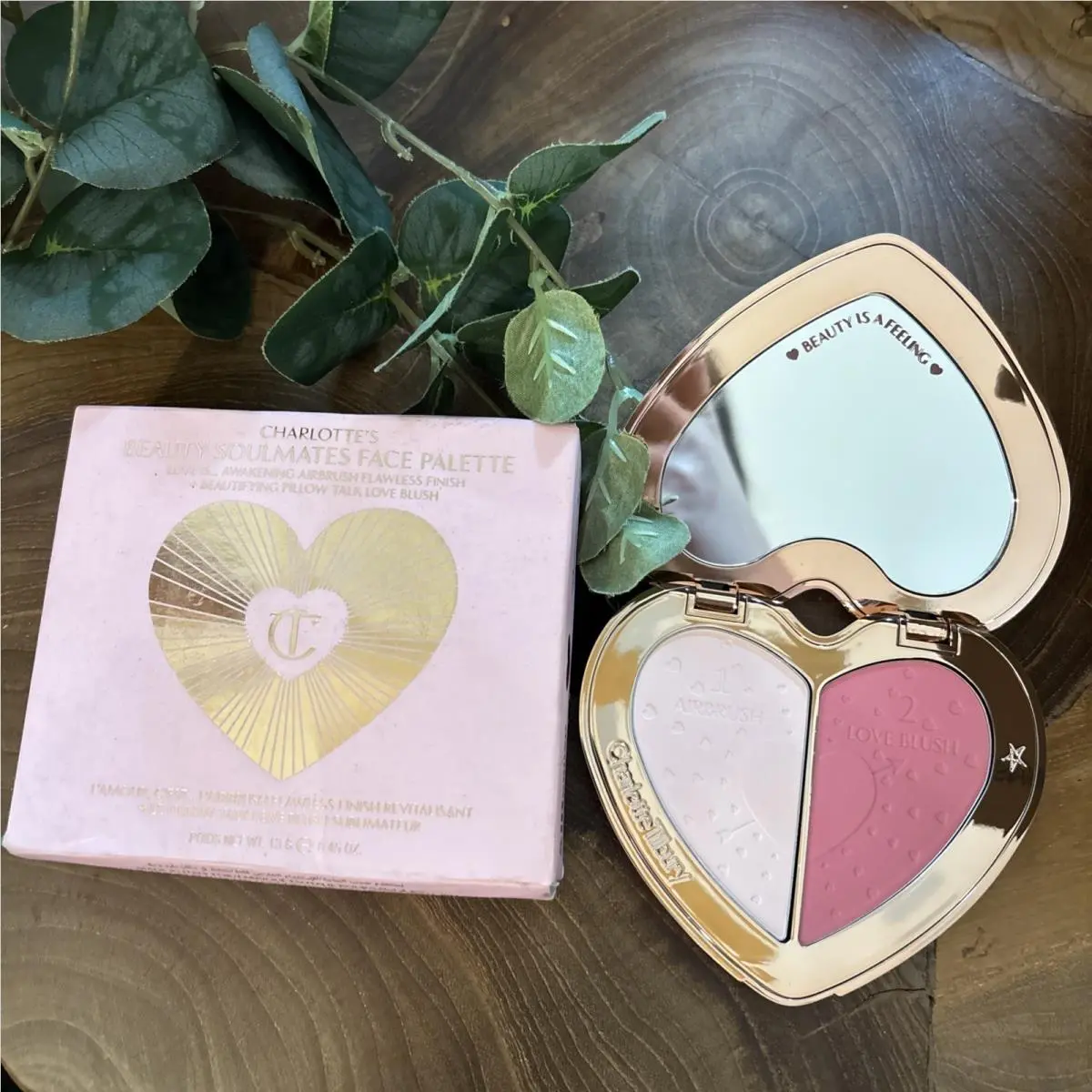 Charlotte Tilbury Flawless Pink Beauty Soulmates Brighten Blush Powder Palette