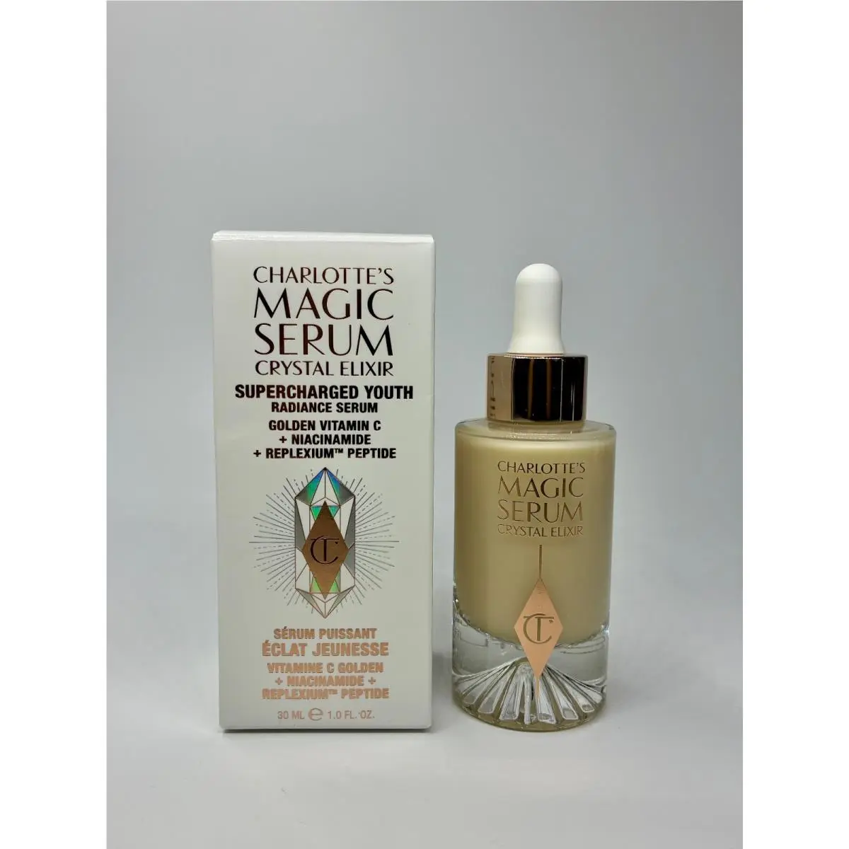 Charlotte Tilbury Magic Serum Crystal Elixir 1 fl oz / 30 ML Full Size