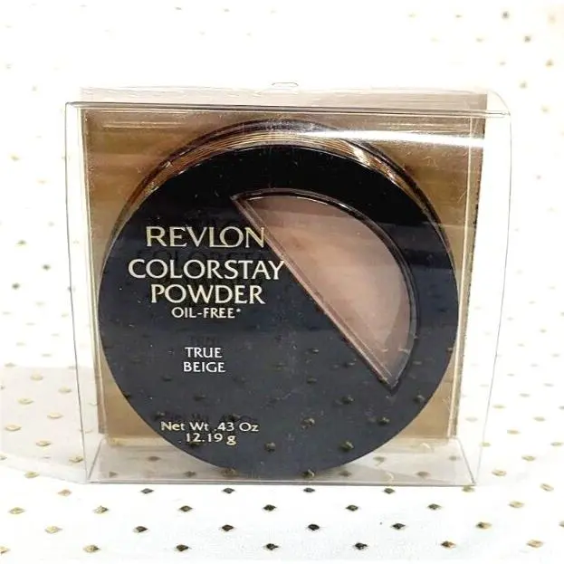 LOT/5 Revlon Colorstay Powder Oil Free Lightweight Fragrance Free True Beige