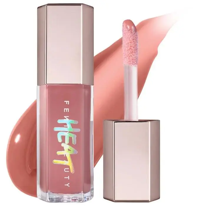 Gloss Bomb Heat Lip Luminizer + Plumper sheer pink by Fenty Beauty