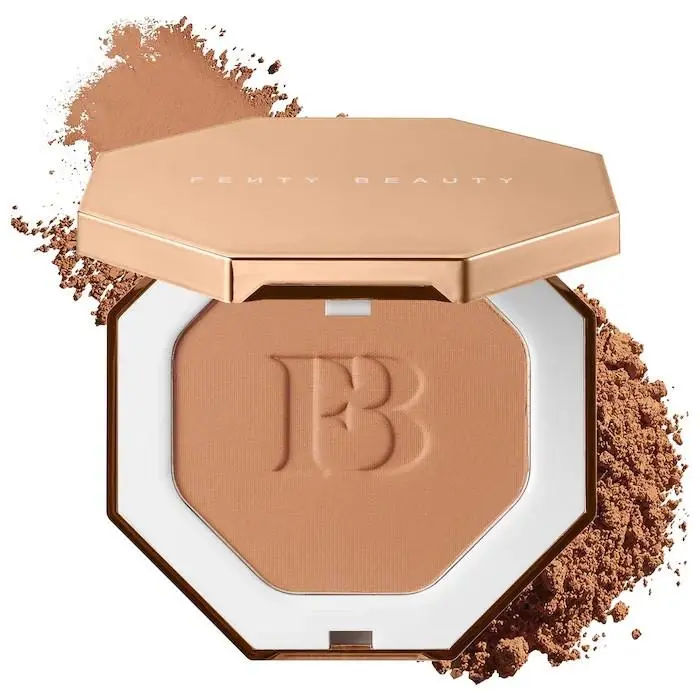 by Rihanna Sun Stalk`r Instant Warmth Bronzer Private Island - light to medium with warm underto by Fenty Beauty