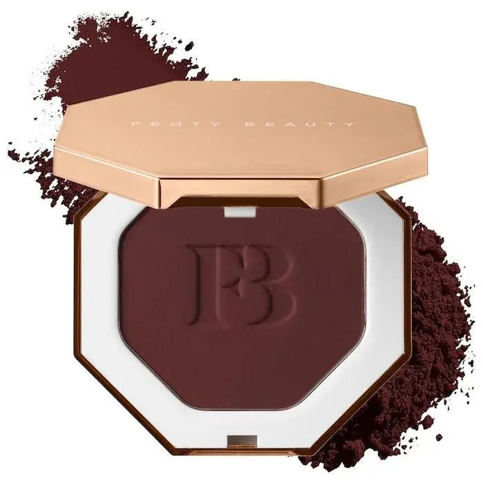 by Rihanna Sun Stalk`r Instant Warmth Bronzer Thick Mint - deep skin tones, neutral undertones by Fenty Beauty