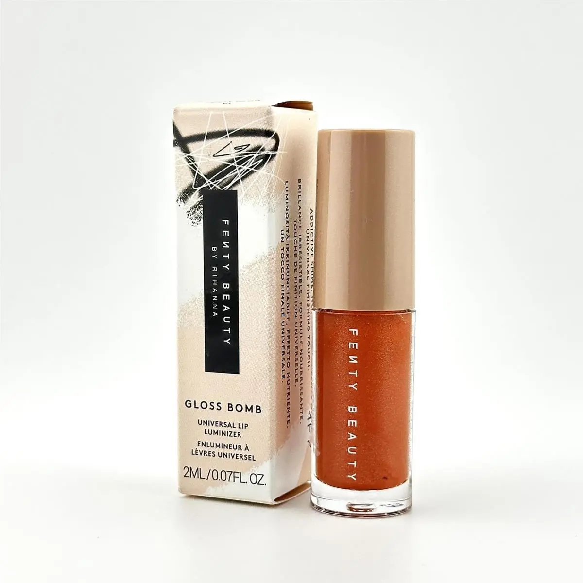 Gloss Bomb Heat Universal Lip Luminizer Plumper 0.07 Oz by Fenty Beauty