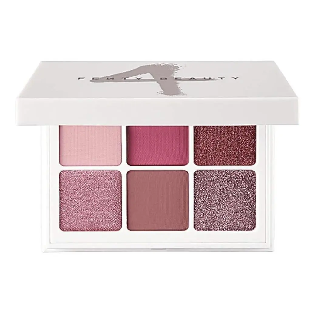 Fenty Beauty Snap Shadows Eyeshadow Palette Rose Shades Travel Friendly Glam