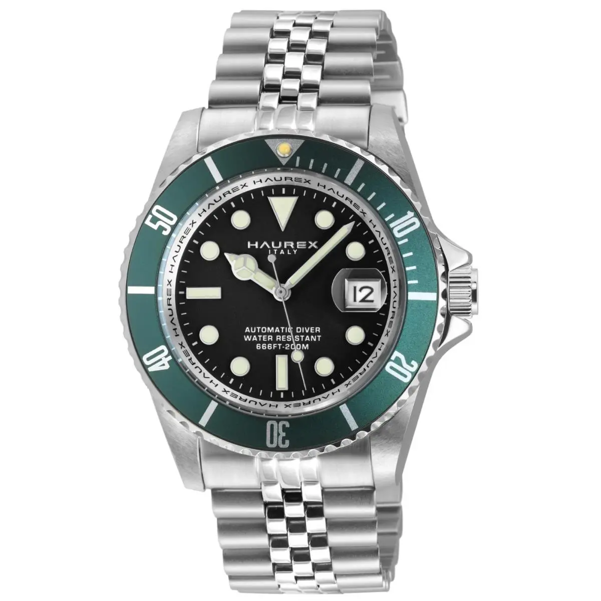 Haurex Italy Men`s 4A514UBG Eterno Automatic Two Tone 316L Stainless Steel Watch