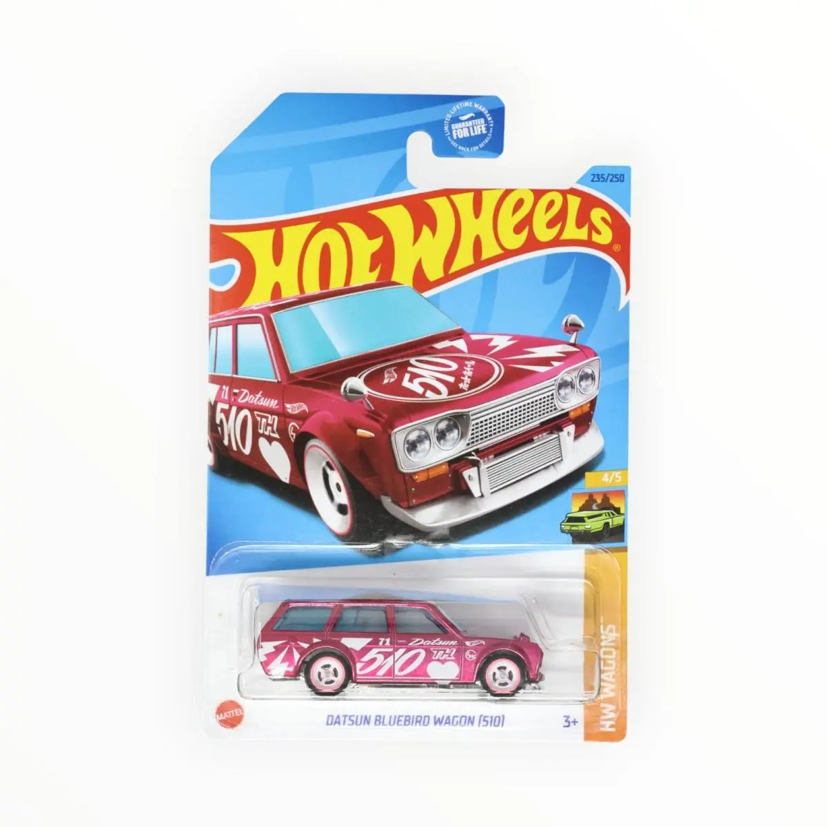 Hot Wheels Datsun Bluebird Wagon 510 235/250 - Super Treasure Hunt - 2023 A