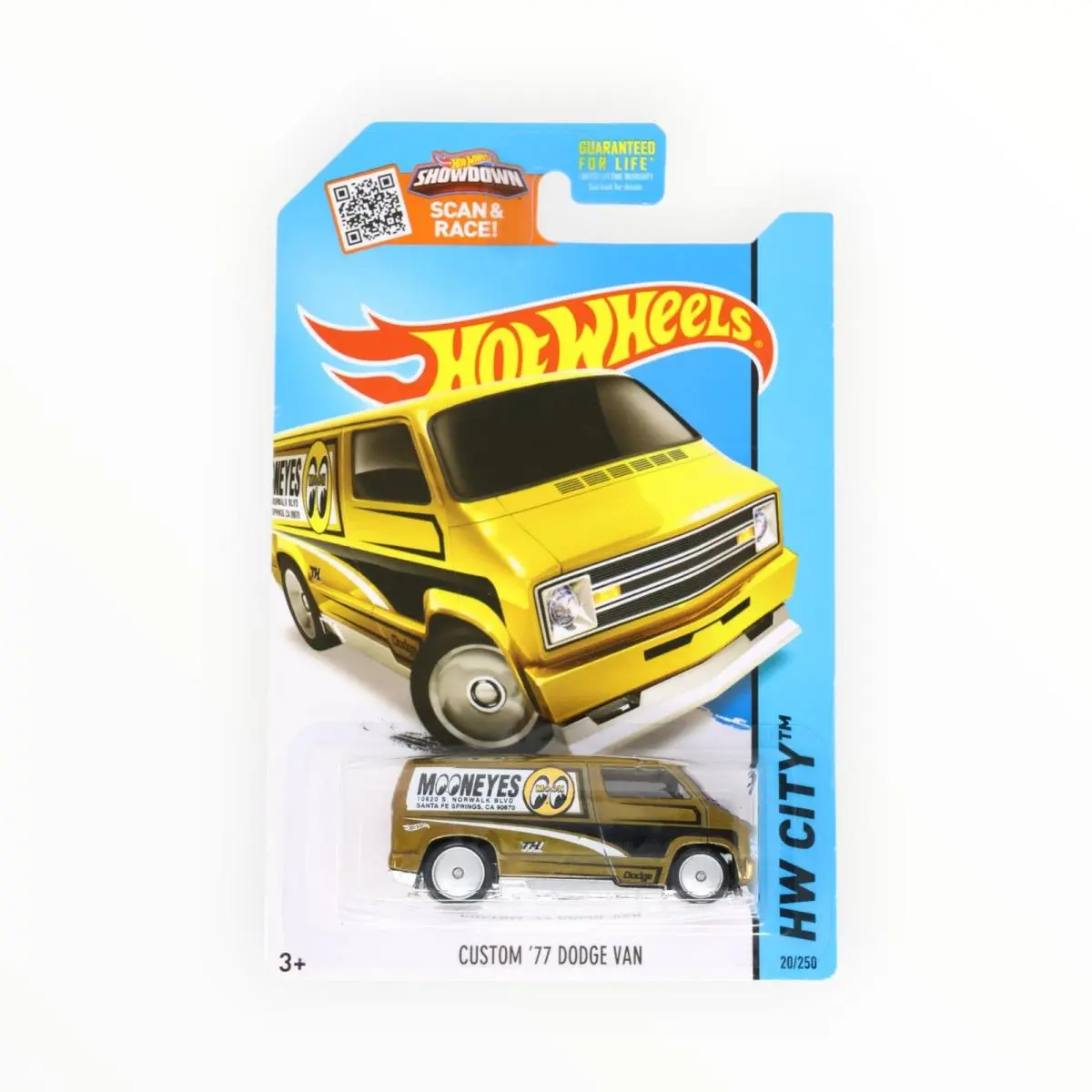 Hot Wheels Custom `77 Dodge Van 20/250 - Super Treasure Hunt - 2015 A