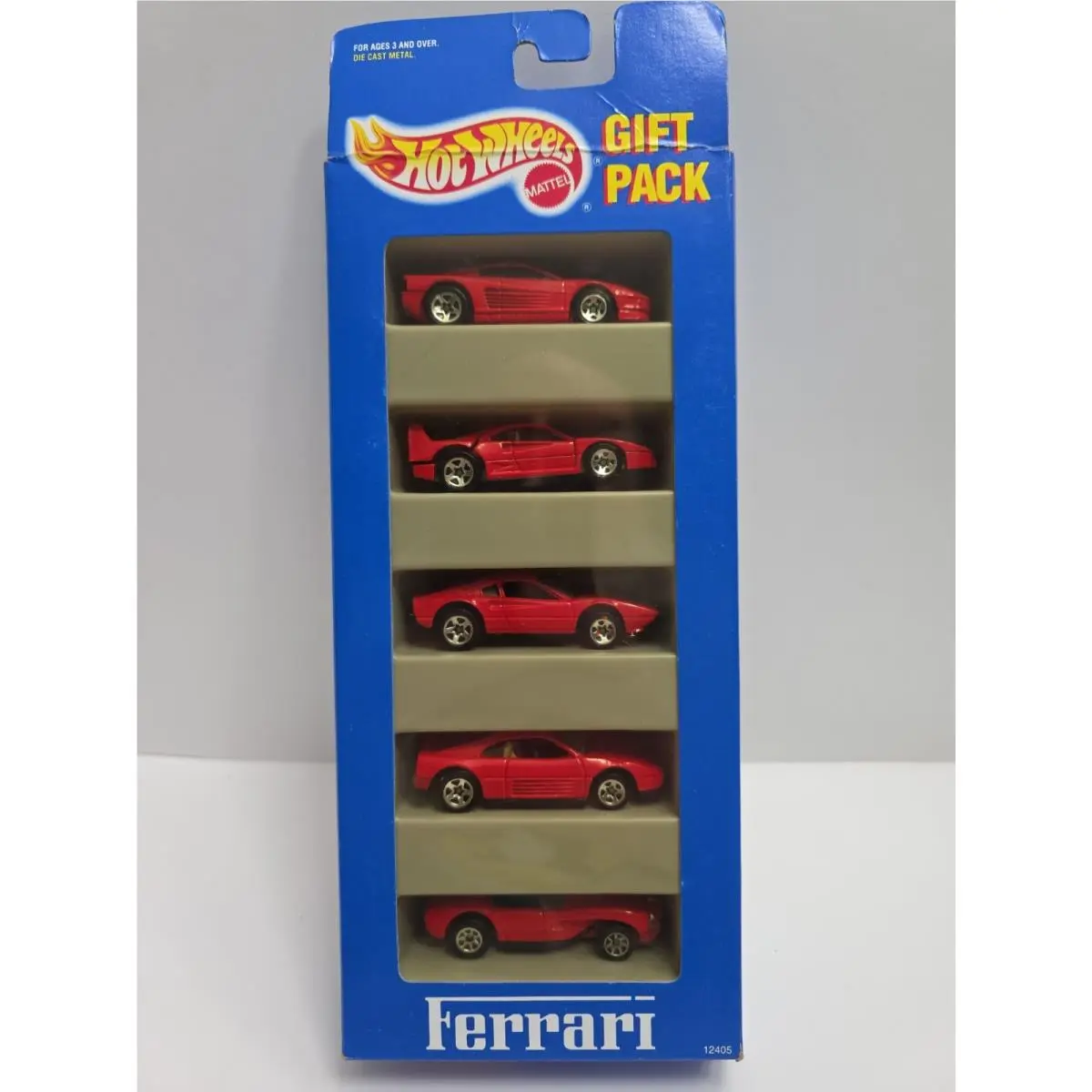 Hot Wheels Gift Pack Ferrari All Red 12405 1993 F40 348 308 250 5 Cars