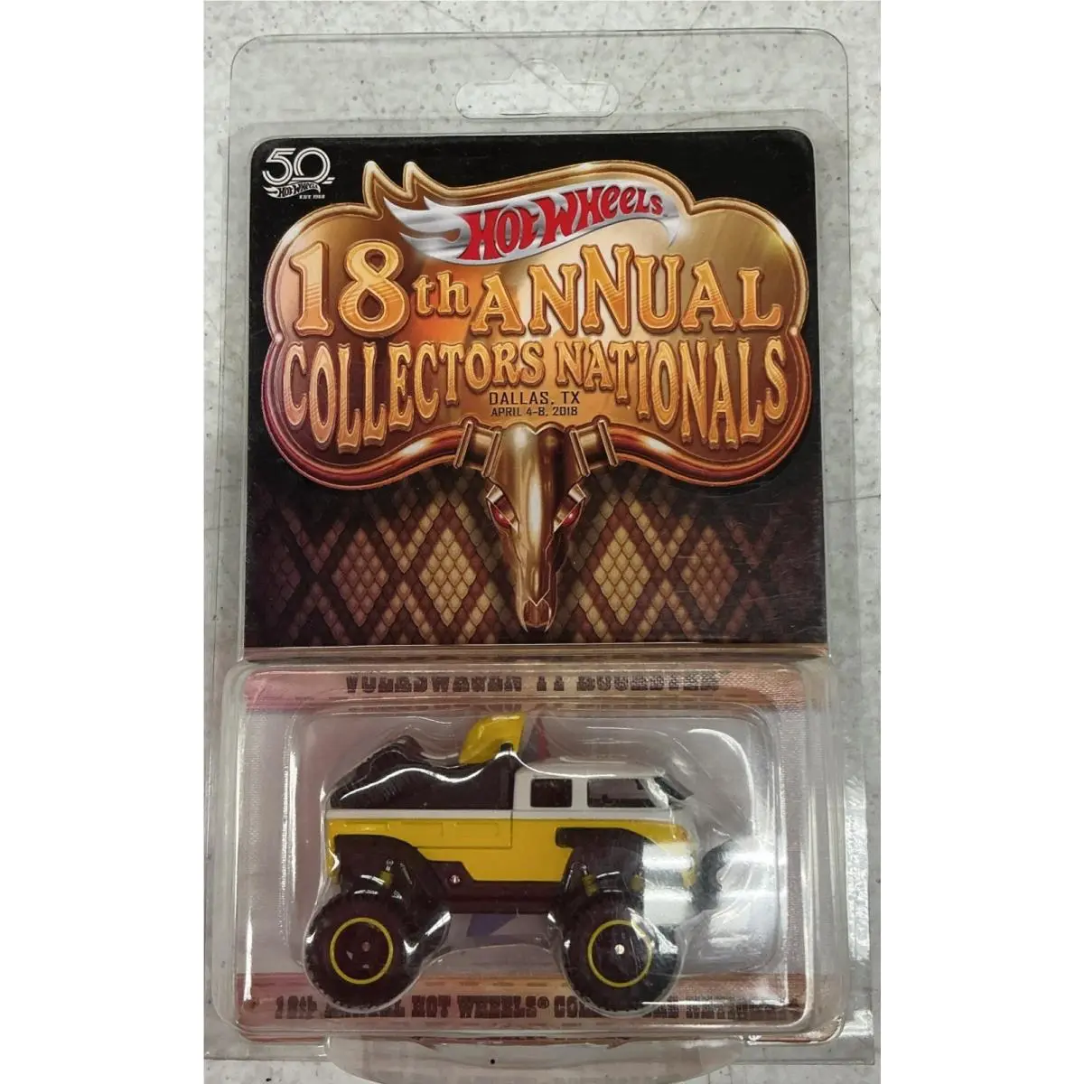 2018 18th Annual Hotwheels Collectors Nationals Volkswagen T1 Rockstar 1356/4000