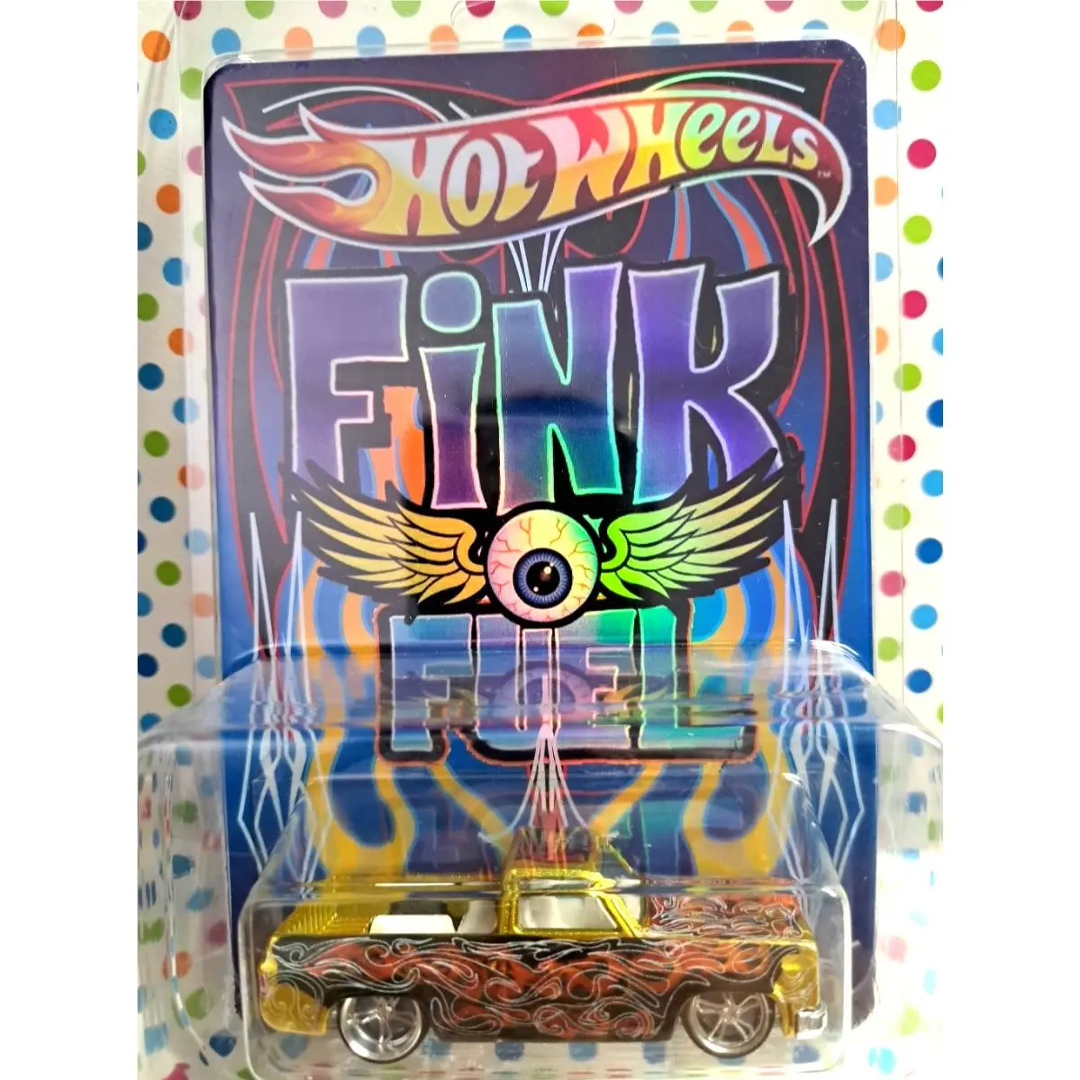 Hot Wheels 2025 Custom Rat Fink 83 Chevy Silverado Fuel Fink Gold