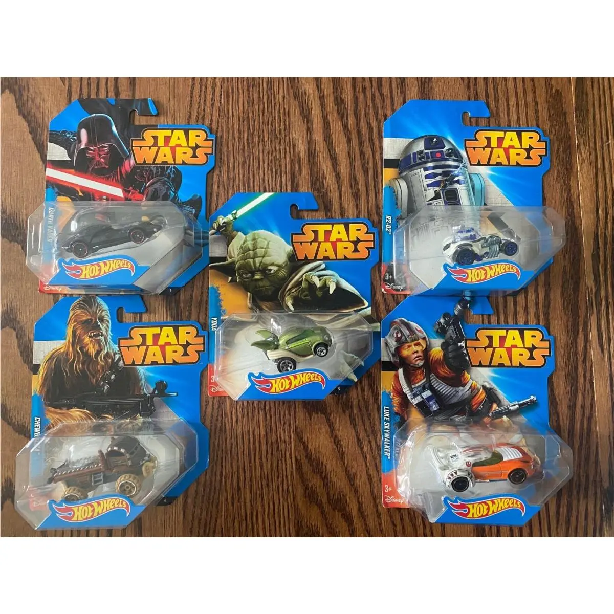 2014 Hot Wheels Star Wars Character Complete Set OF 5