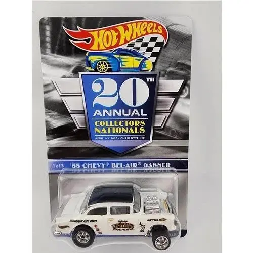 2020 Hot Wheels 20th Nationals Charlotte `55 Chevy Bel Air Gasser 6122/6500