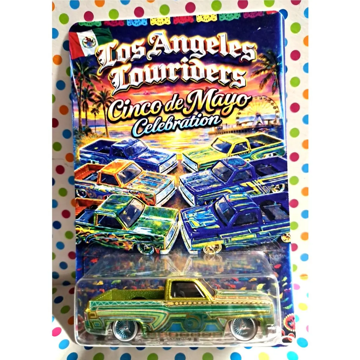 Hot Wheels Custom 5 DE Mayo 83 Chevy Silverado 7 of 20 LA Lowriders 2026 Green