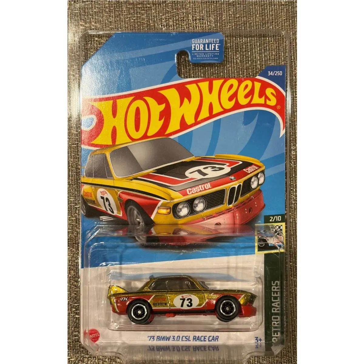 2022 Hot Wheels Super Treasure Hunt ‘73 Bmw 3.0 Csl Race Car