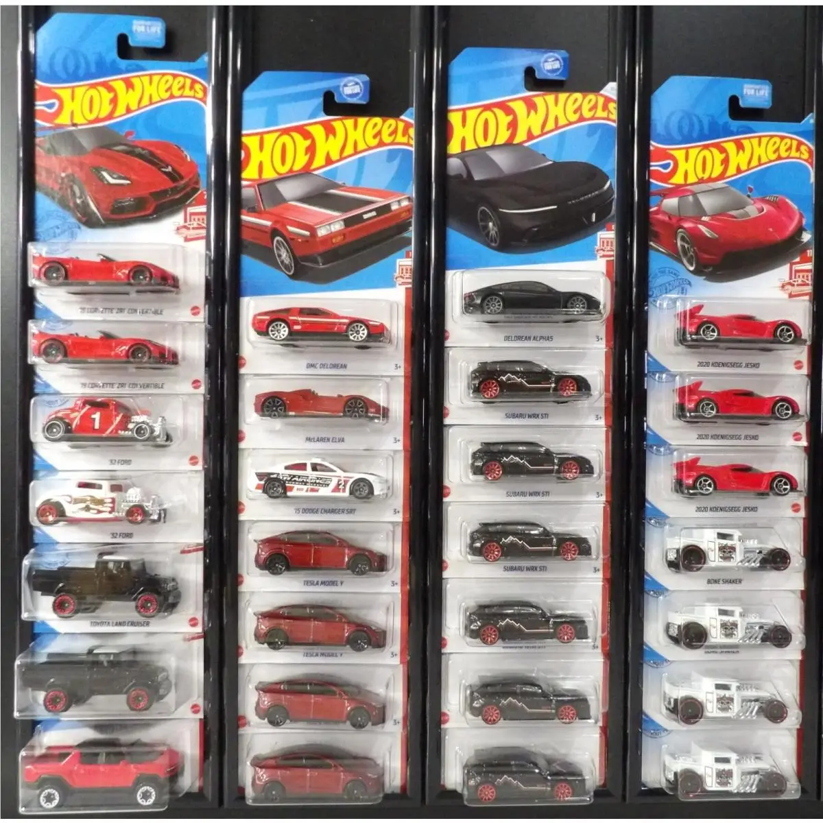Hot Wheels Target Red Edition Corvette Land Cruiser Tesla Bone Shaker Subaru 28