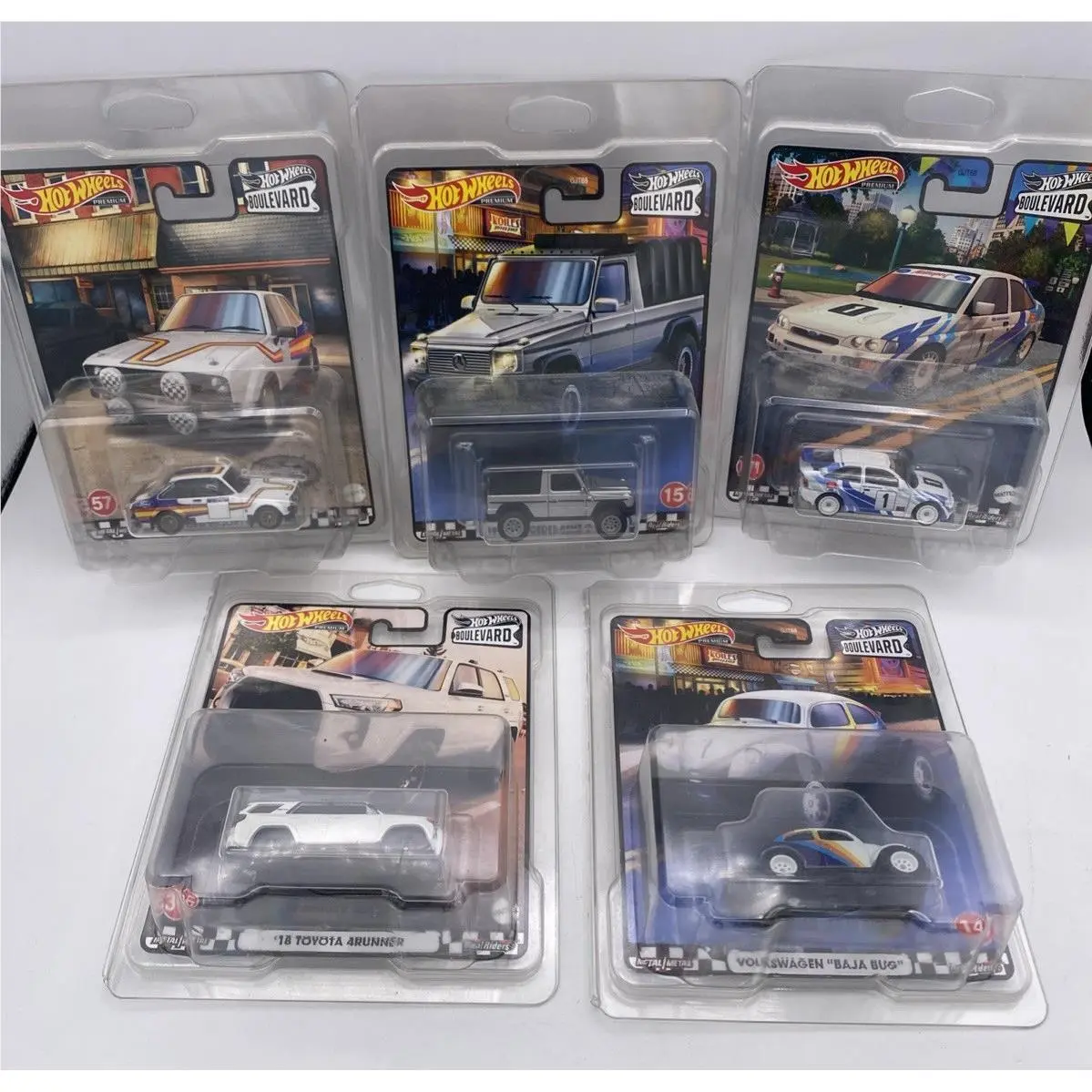 Hot Wheels Off Road Set of Premium