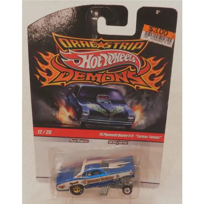 Hot Wheels Drag Strip Demons `70 Plymouth Duster F/c Tarmac Twister 12/25