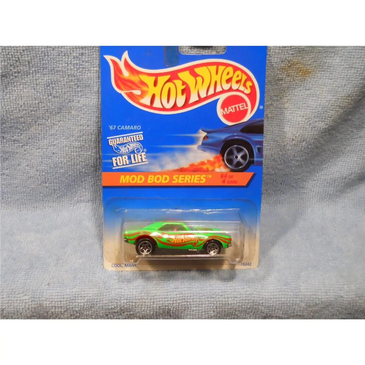 1996 Hot Wheels 399 `67 Camaro Mod Bod Series Has Solid Steering Wheel.variatio
