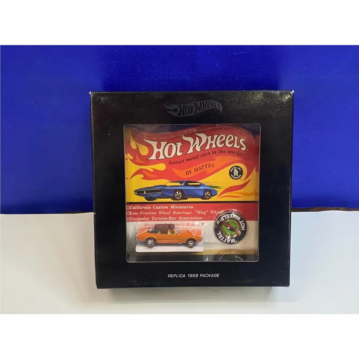 Hot Wheels 1/64 Scale Rlc 16 Orange Custom Cougar 1484