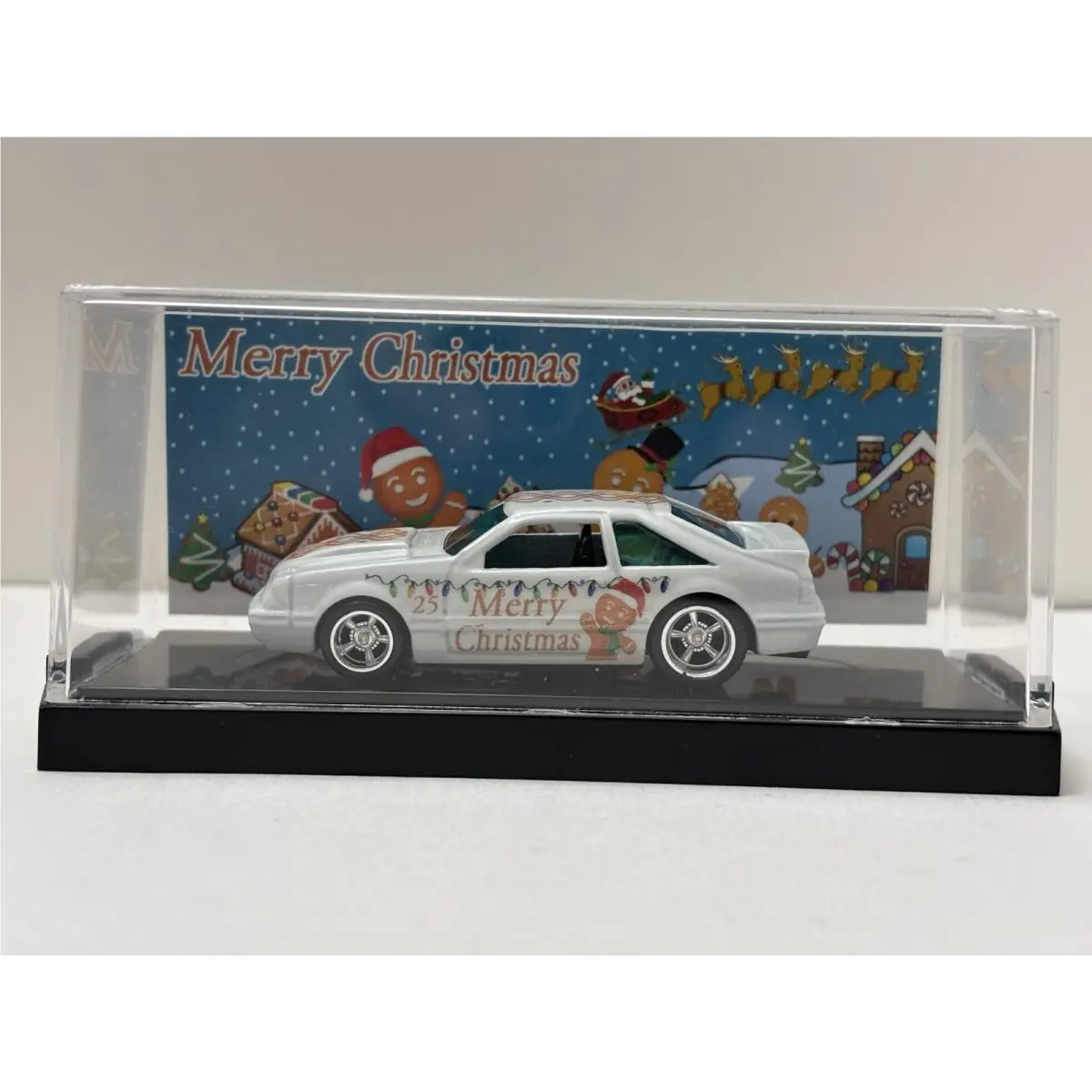 Hot Wheels Fox Body ‘92 Ford Mustang Signed Chris Stangler CS Customs White 2020