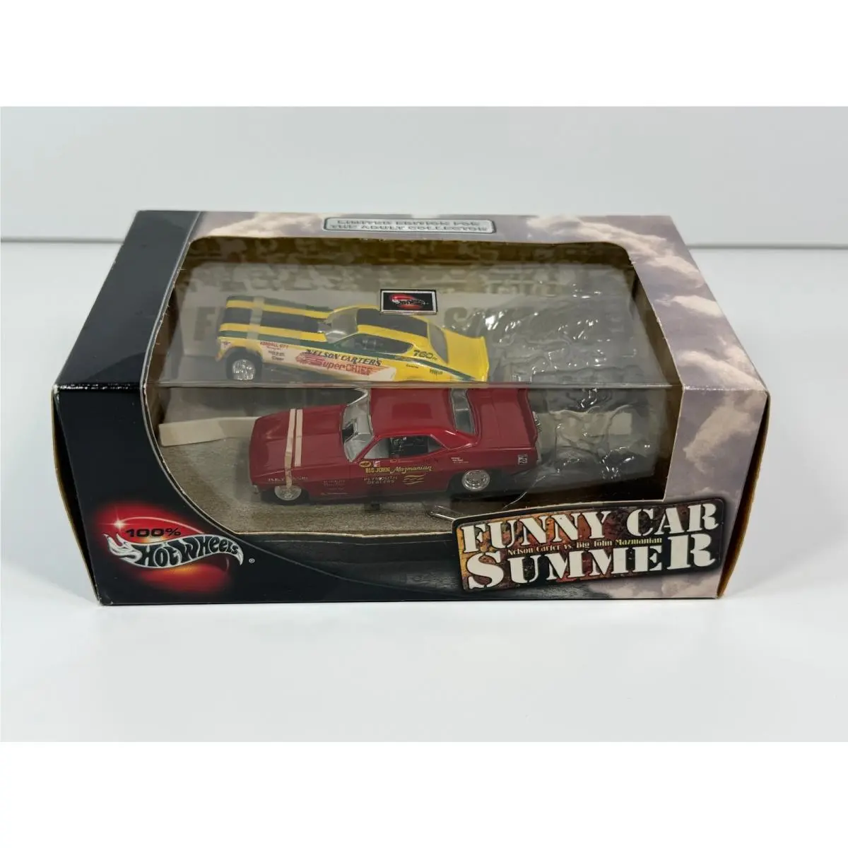 Hot Wheels 2002 Funny Car Summer Limited Edition - Nelson Carter v Big John