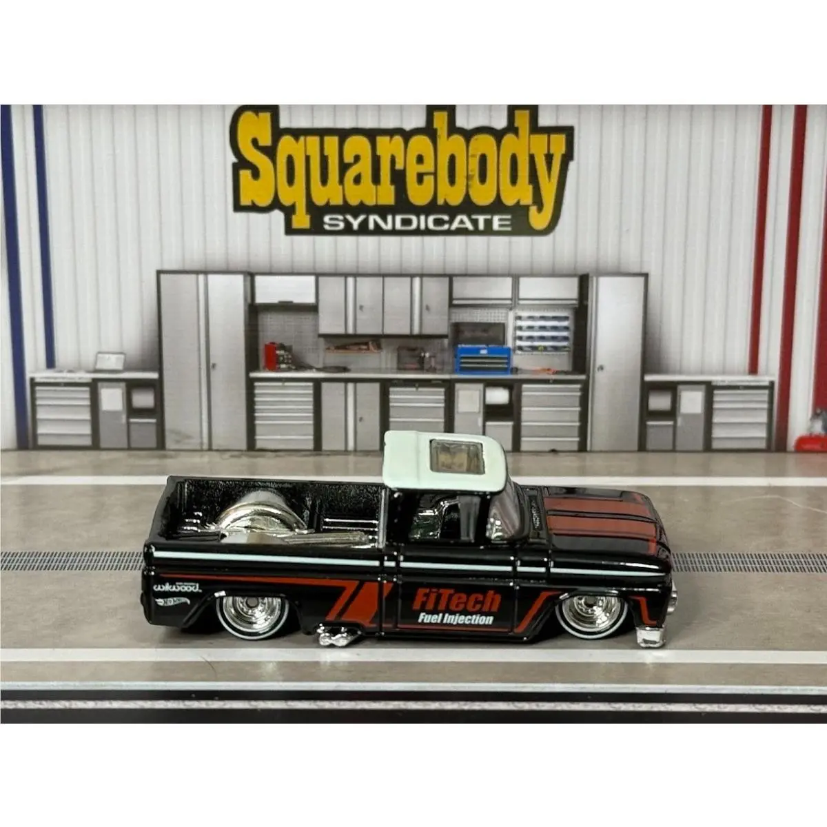 2026 Hot Wheels 1962 Chevy Truck Black Fitech Factory Unreleased Mainline Real