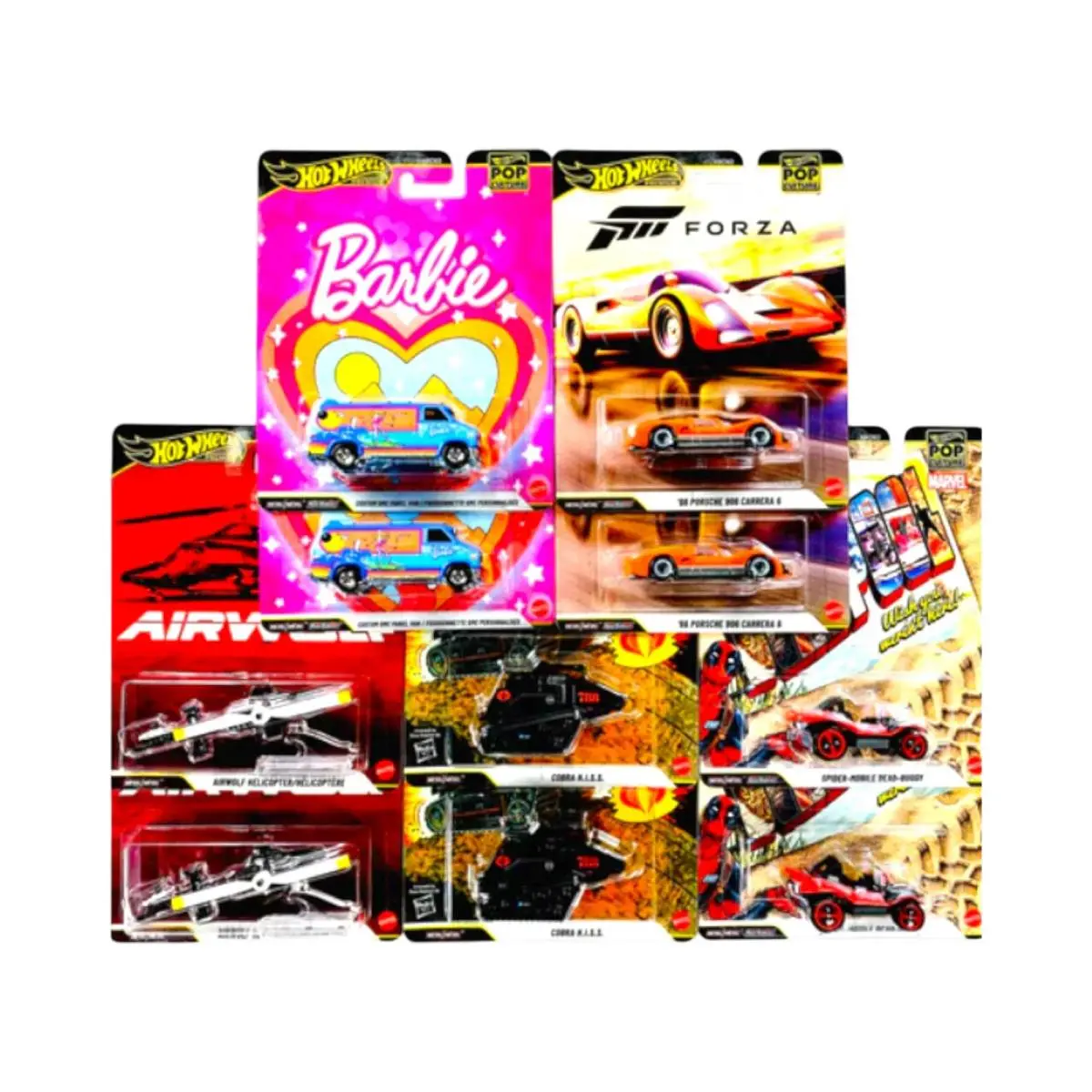 Hot Wheels 2026 Pop Culture Case Q 10 Car Set