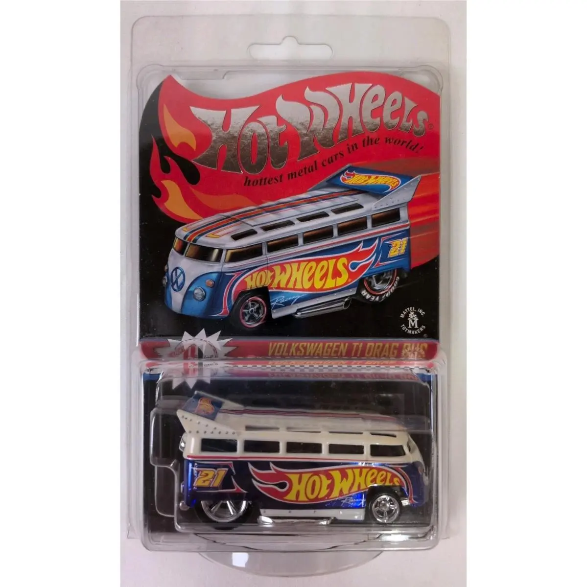 Hot Wheels Rlc Volkswagen T1 Drag Bus Hot Wheels Racing 1698/ 4000 Redline Club