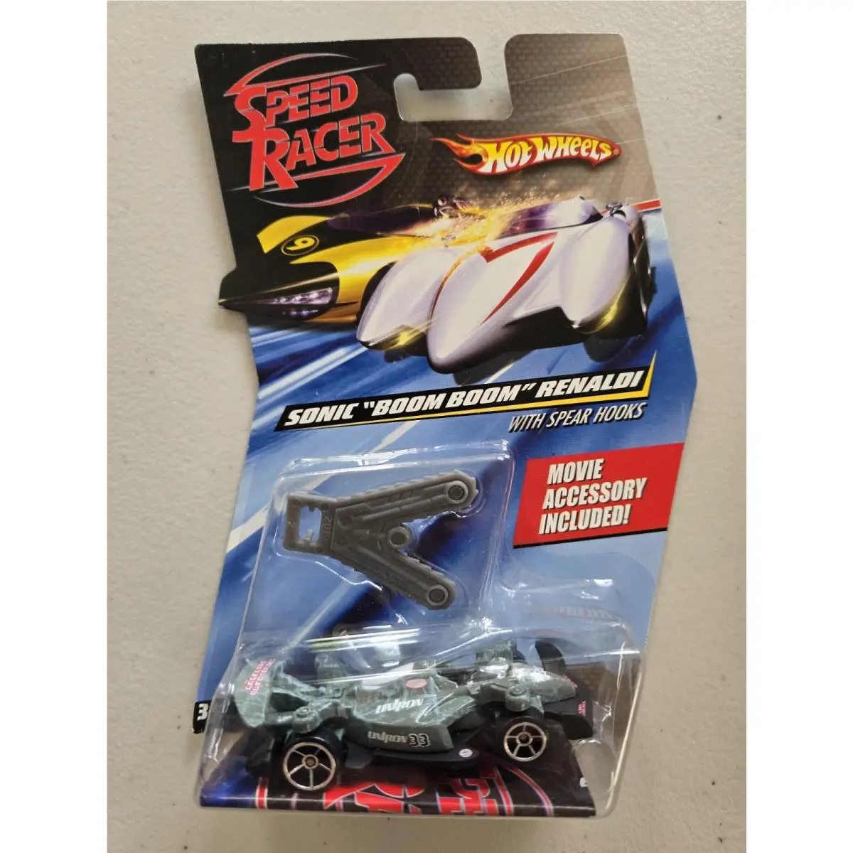 Hot Wheels 2007 Speed Racer - Sonic Boom Boom Renaldi with Spear Hooks N3258