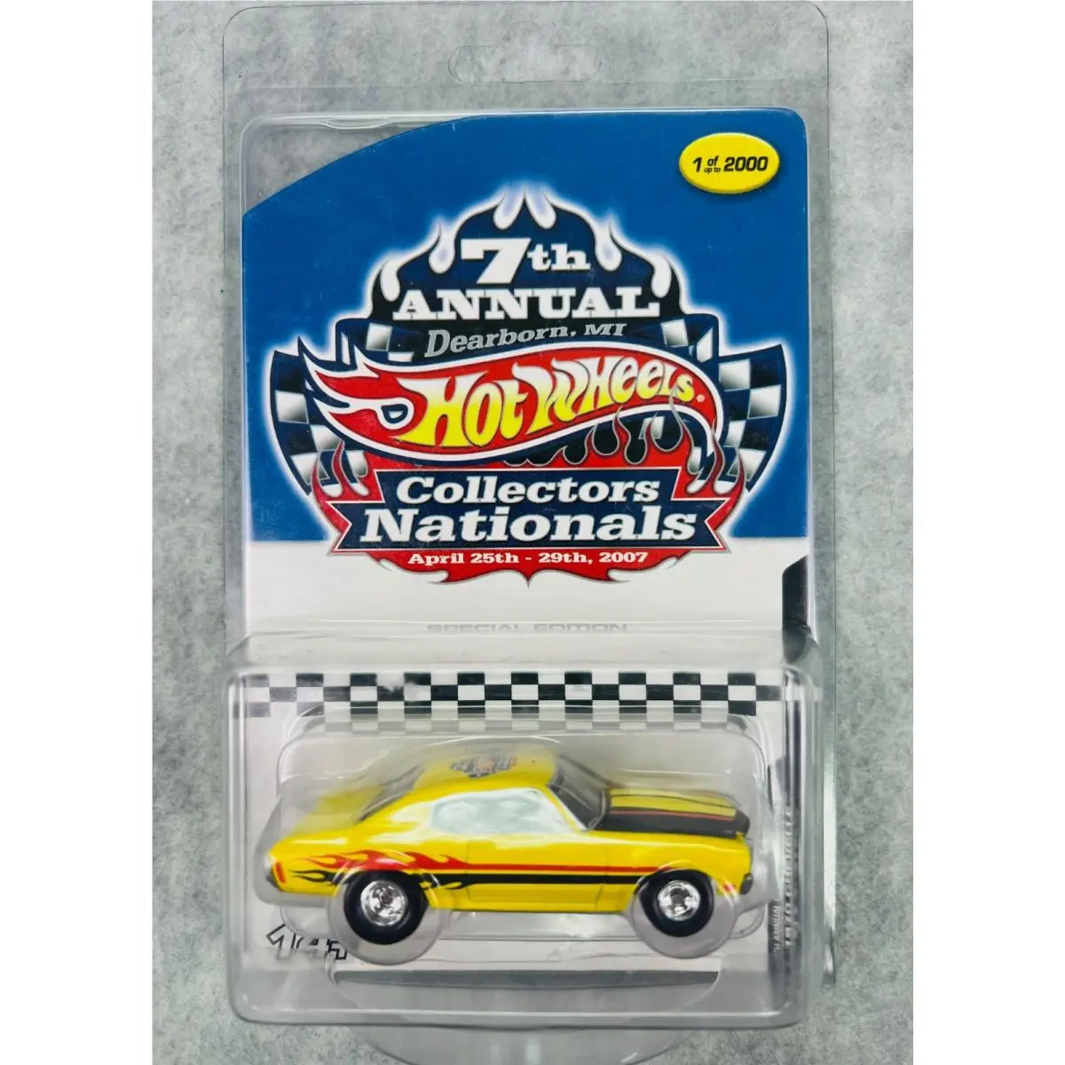 Hot Wheels 2007 7th Collectors Nationals `70 Chevelle Yellow H9
