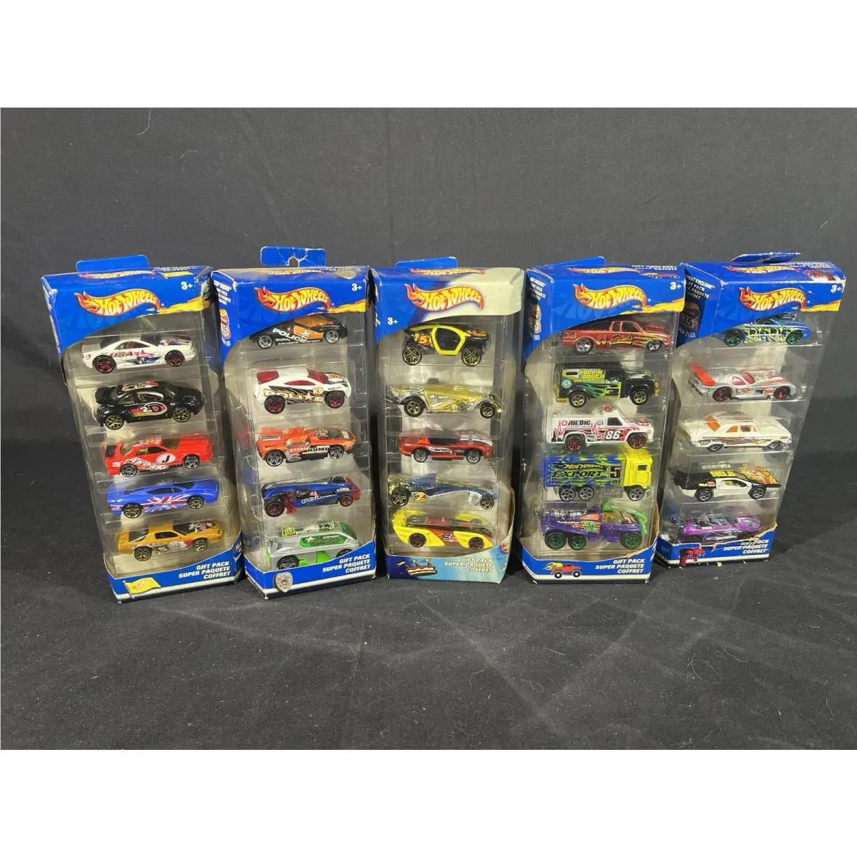 Hot Wheels 5car 2002 Gift Pack 35Th Anniversary Edition￼set Of 5 Gift Pack