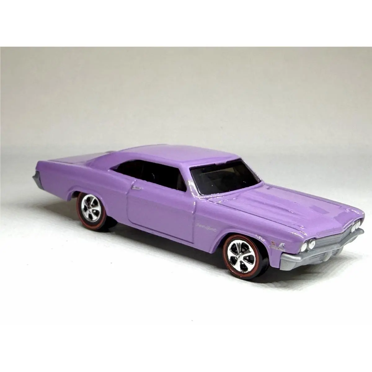 Custom Made Redline Hot Wheels 1966 Chevrolet Impala - Light Purple Diecast