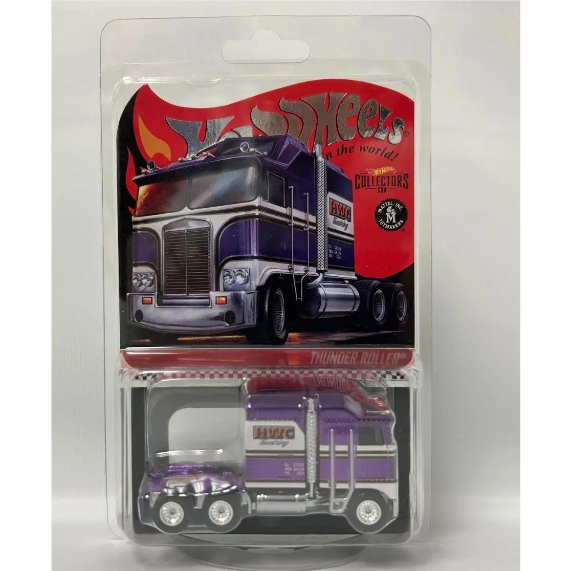 Hot Wheels Mattel 2020 Thunder Roller Purple Collectors Diecast 1:64