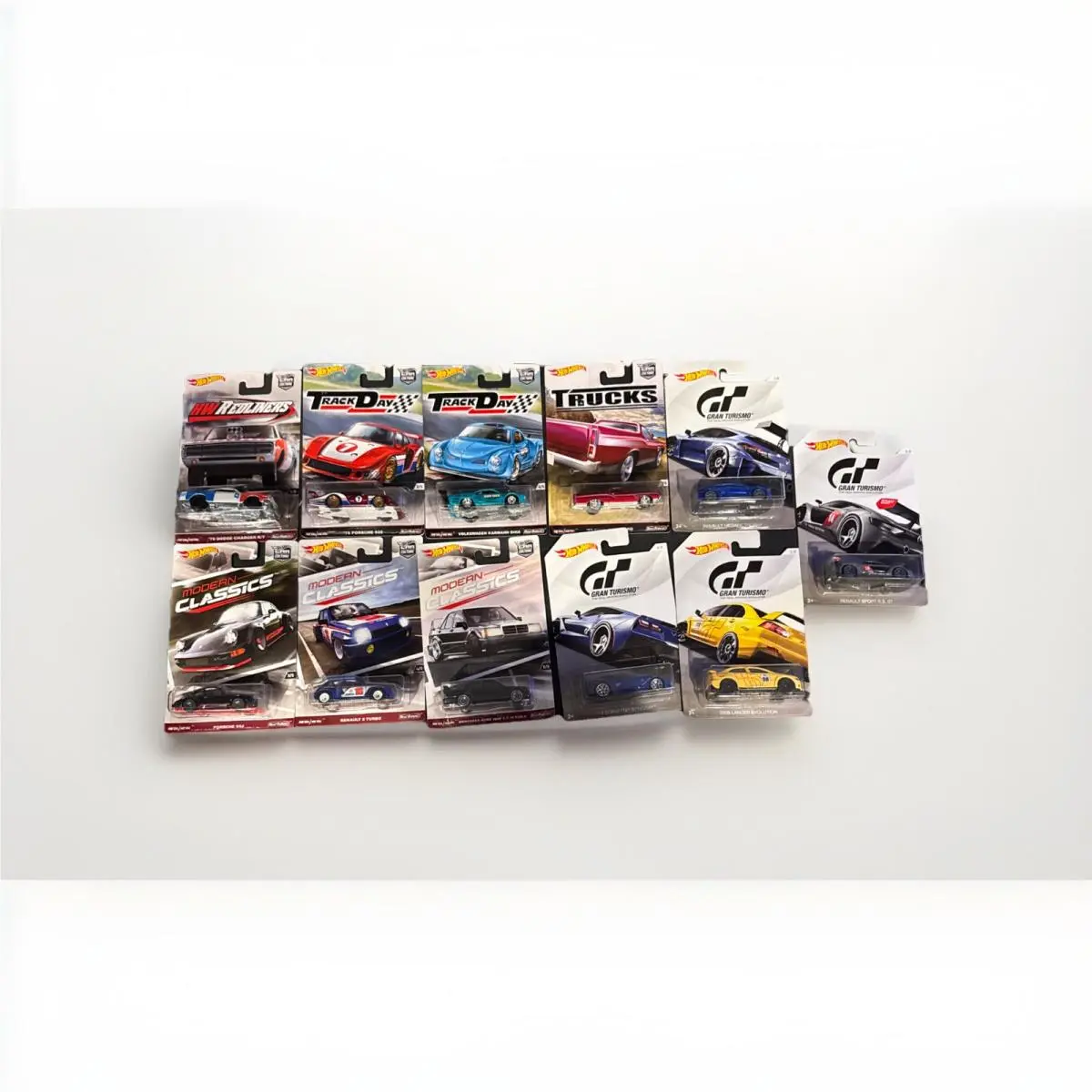 Hot Wheels Premium Car Culture Track Day Trucks Redliners Classics Gran Turismo
