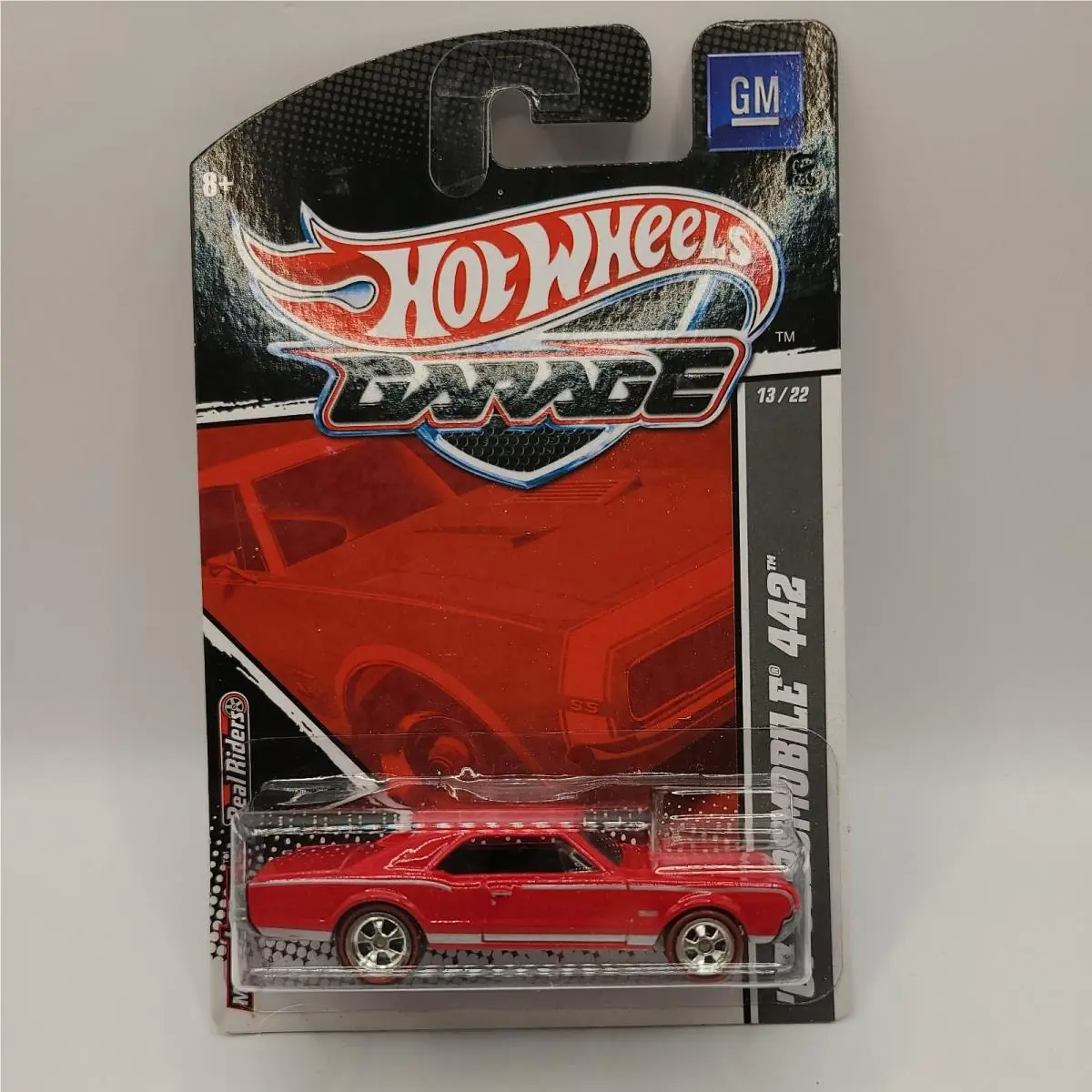 Hot Wheels Garage RL Real Rider Red/wht. Stripe `67 0LDS 442