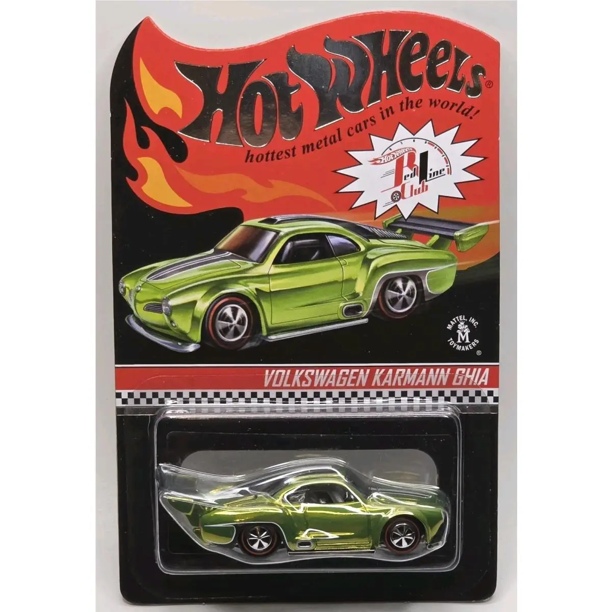 Hot Wheels Rlc Volkswagen Karmann Ghia Spectraflame Green 562/3000 Redline Neos