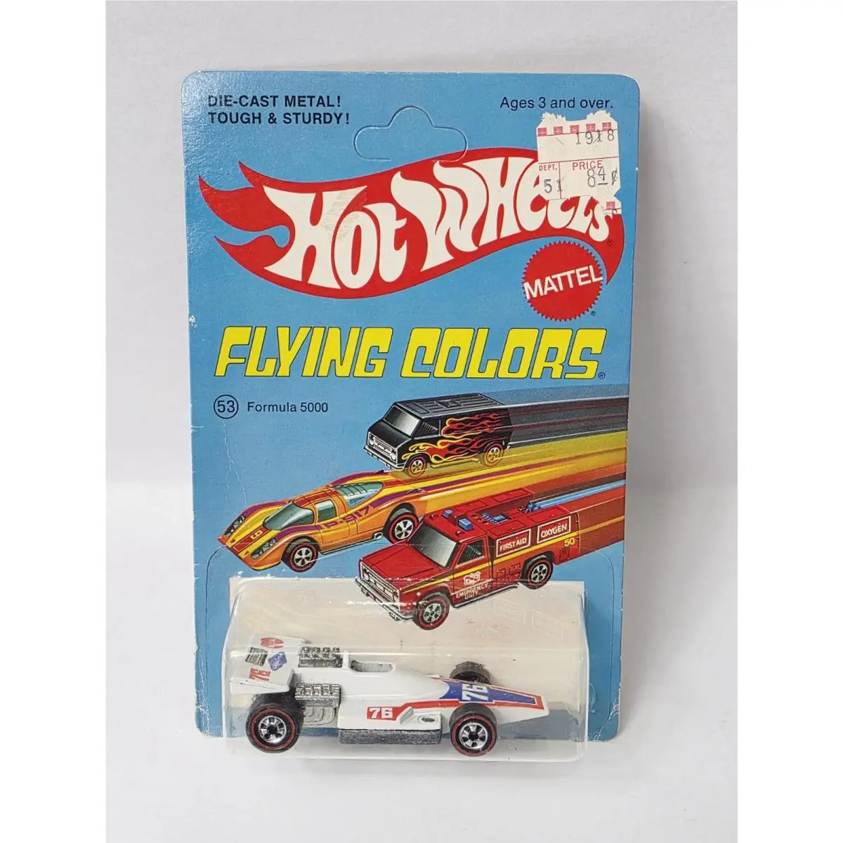 Hot Wheels Redline Flying Colors Formula 5000 Very Nice TN317
