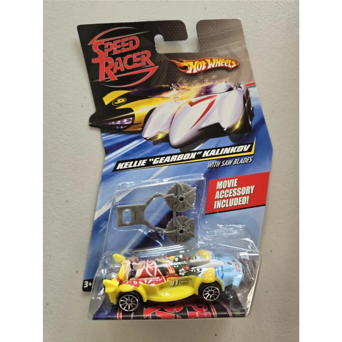 Hot Wheels Speed Racer Kellie Gearbox Kalinkov Saw Blades Vhtf N3259
